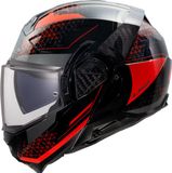 LS2 FF910 Advant II Astral Rood Systeemhelm - Maat XL