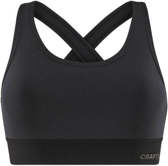 CRAFT TRAINING BRA PADDED W Dames Sportbeha - Zwart