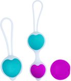 Pretty Love Flirtation - Vaginale Balletjes - Aqua en Roze - Set Van 2