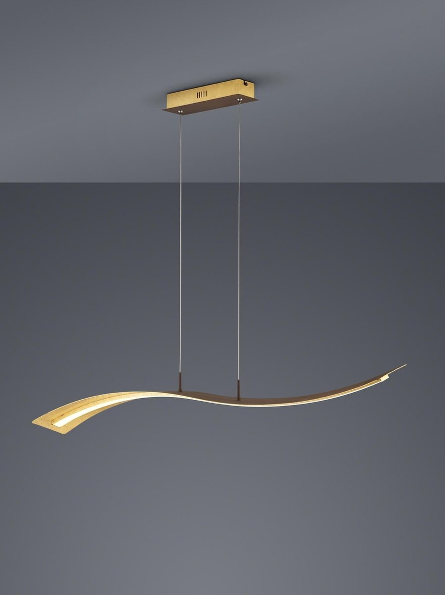 TRIO LEUCHTEN Hanglamp Salerno - Goud