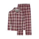 Little Label - Jules Klassieke Pyjama Jongens - Grote Ruit Rood - 10Y/134-140