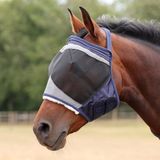 Shires vliegenmasker zonder oren - Navy - Pony