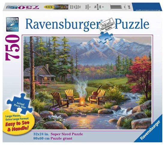 Ravensburger Riverside Livingroom Legpuzzel - 750 XXL stukjes - 12+ jaar