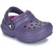 Crocs Classic Lined Clog T Clogs voor kinderen, uniseks, Pruim, 20/21 EU