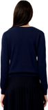Lacoste Katoenen Trui - Lange Mouw - Vrouwen - Regular Fit - Casual - Donkerblauw