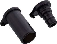 InLine DL4 Dust Cover for male and female connector, silicone, 2-parts, black 10 pcs set