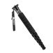 SIRUI Monopod Camera van koolstofvezel, 6 secties, draagbare monopod, reismonopod, maximale belasting 10 kg (AM-326M, zwart)