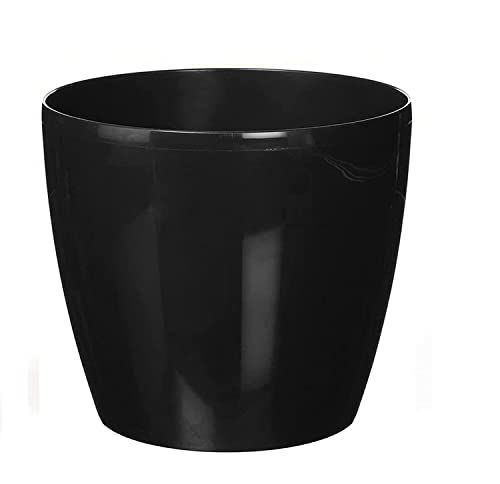 Lamela Magnolia - Bloempot - Zwart - 12 cm - Kunststof