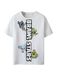 NAME IT Shirt 'NKMJOK BRWLST' lichtblauw / groen / zwart / wit