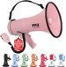 Pyle Megafoon Speaker – 50 Watt Draagbare PA Bullhorn met Sirene en Verstelbaar Volume – 50 Watt – Bereik tot 1100 m²