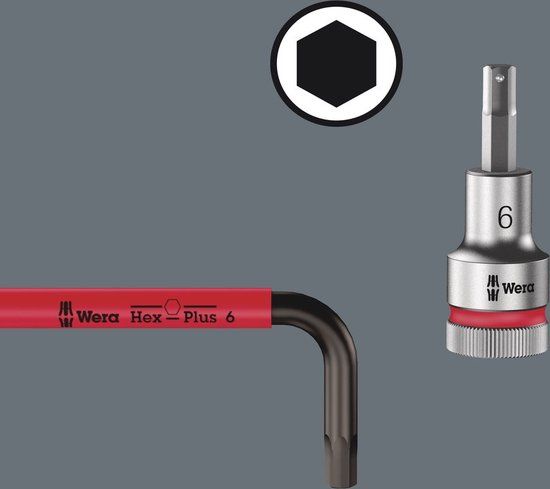 Wera 3950 SPKL multicolour stiftsleutel - rvs - inbus - 10 x 224mm