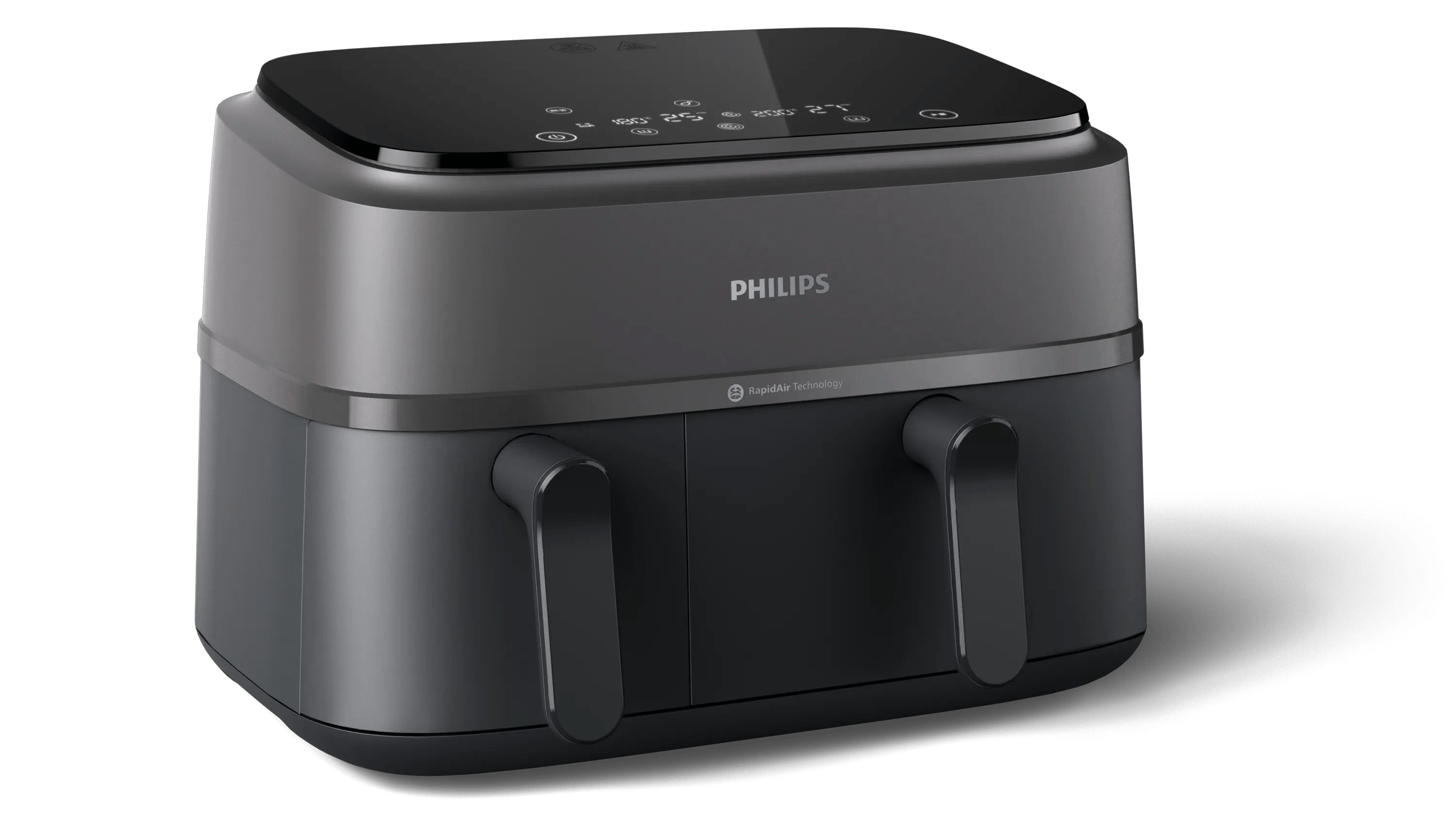 Philips 3000 series NA350/00 Airfryer met twee manden - Zwart