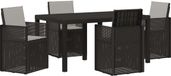 vidaXL Set de table de jardin 5 pièces anthracite/gris clair PP