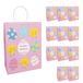Idena 30394-12 - 12 papieren cadeauzakjes met paaseieren en kleurrijke kuikens, 25 x 8 x 34,5 cm