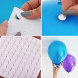 Merkloos / Sans marque 200 Ballon stickers | Muur stickers | Ballon plakkers | Ballonnen ophangen aan het plafond of aan de muur