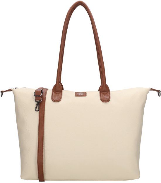 Charm London Buckingham Palace Laptoptas 15,6 inch - Beige