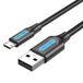 Vention COLBC Câble USB USB 2.0 0,25 m USB A Micro-USB B Noir