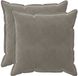 vidaXL - Taie d'oreiller - 2 pièces - BOIS - Gris clair - 55 x 55 cm - Coton satiné