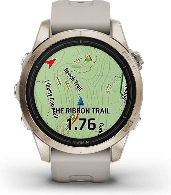 Garmin Epix Pro (Gen 2) – Sapphire Edition - 42 mm - Soft Gold met Light Sand