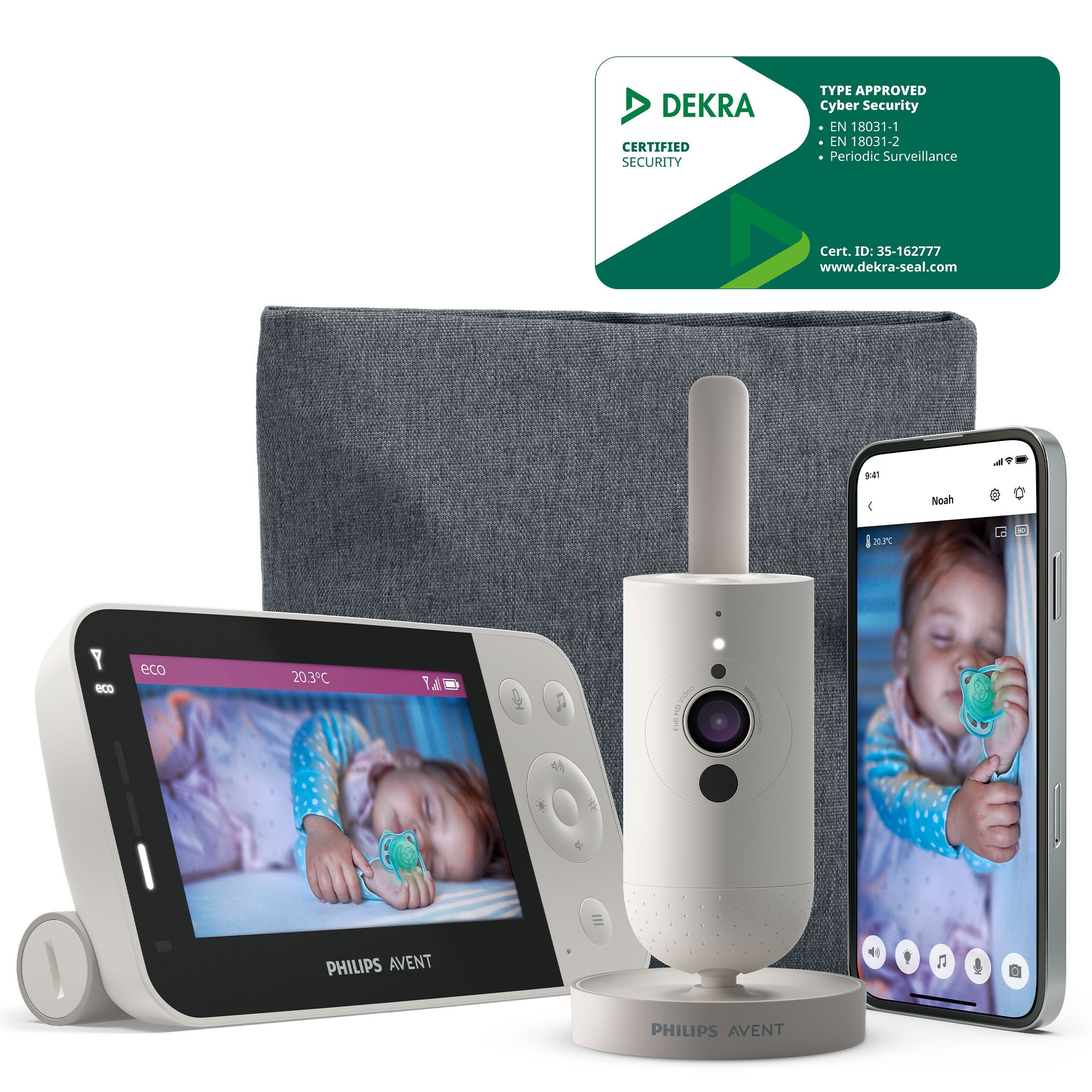 Philips Avent Babyfoon met Camera - SCD953/26 - Wit - Nederlands