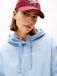 Merkloos Tommy Hilfiger Dames CLASSIC SCRIPT FLEECE HOODIE WW0WW47459 Pullover Hoodie, Blauw, XL