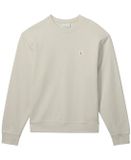 Calvin Klein Trui Ls Eu 350 Terry Badge Lv04rc273g 2jx Oatmeal Mannen Maat - M