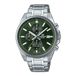 Casio Edifice EFV-610D-3CVUEF Montre - Acier - Argenté - Vert - Ø 42 mm