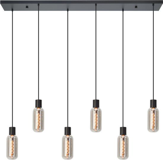 EGLO MAIONE hangende plafondverlichting E27 LED Zwart Staal IP20 I E27 LED 220-240 V 50/60 Hz 140x1380x1100 mm 5,12 kg