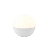 Dyberg Larsen Lampe à poser LED rechargeable Alba, blanche, à intensité variable IP44