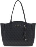 GUESS Lindsey Travel Tote Coal Logo Schoudertas