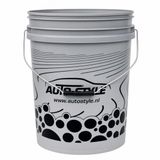 AutoStyle Was Emmer 20L inclusief Grit guard - Nardo grijs