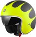 Bogotto V537 Wogi Mat Zwart Geel Jethelm - Helm