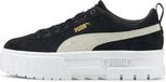 Puma Mayze Wns Lage Sneakers Dames Zwart Leer Maat 37.5