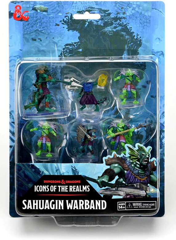 WizKids Dungeons & Dragons Icons of the Realms - Sahuagin Warband