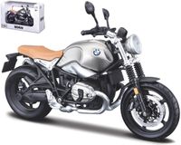 Maisto BMW R Nine T Scramble Motor - Schaal 1:12 - Grijs Metalic