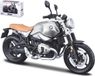 Maisto BMW R Nine T Scramble Motor - Schaal 1:12 - Grijs Metalic
