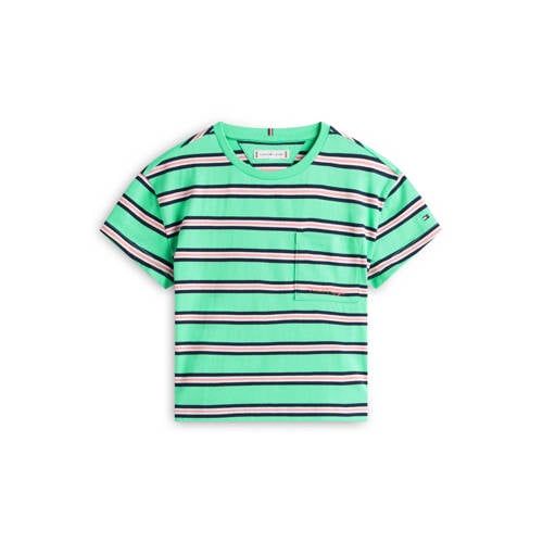Tommy Hilfiger gestreepte T-shirt groen