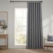 HPD Half Price Drapes BOCH-LN-DW-P Extra breed linnen kamerverduisterend gordijn (1 paneel) 100 x 84, BOCH-LN18513-84-DW, Blazer Grijs