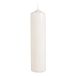 Rayher 3119296 stompkaars, crème, rond, lengte 25 cm, 6 cm ø, 100% paraffine, RAL-keurmerk, ronde kaars, doopkaars, communiekaars, onbewerkte kaarsen om te versieren en te knutselen