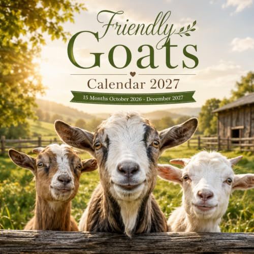 Friendly Goats Calendar 2027