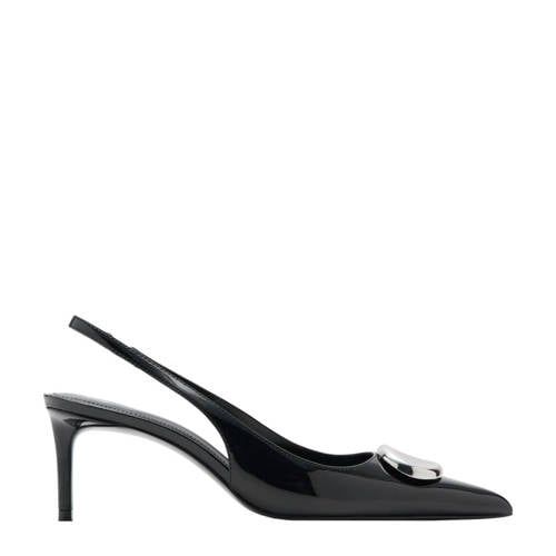 Mango slingback pumps zwart