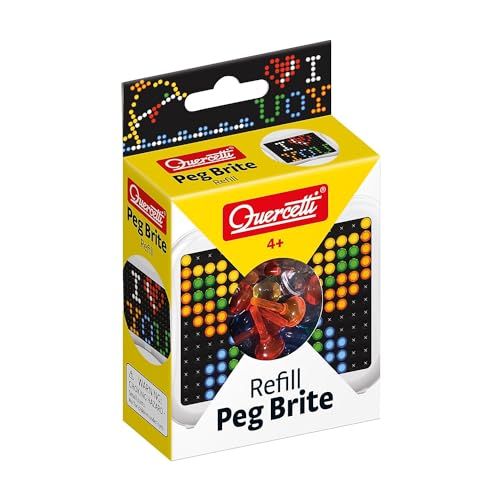 Quercetti 2516 Refill 1805 Peg Brite Kids' Mosaic Kits