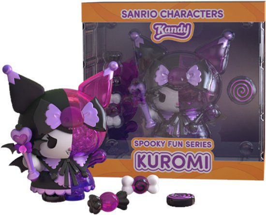 Mighty Jaxx Sanrio Kandy Kuromi Spooky Fun Series 15 cm Mini-Figuur
