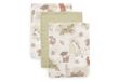 Jollein Washandjes Hydrofiel Barn Buddies 3-pack
