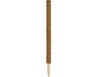 Nature Plantenstok kokos - 3x - 60 cm - tonkinstokken - bruin - D38 mm - plantensteunen/plantstokken