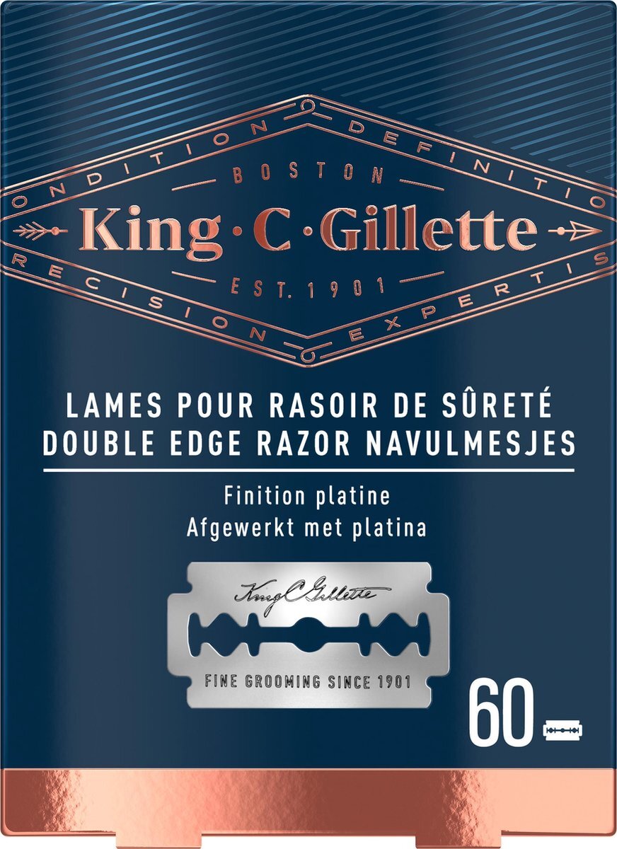 King C. Gillette Double Edge Safety Razor mesjes