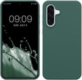 kwmobile telefoonhoesje geschikt voor Samsung Galaxy A36 5G - Hoesje met siliconen coating - Smartphone case in dennengroen