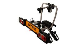 Witter ZX302EU Fietsendrager voor de trekhaak, koppelingsdrager voor 2 fietsen, 34 kg laadvermogen, 13-polige stekker