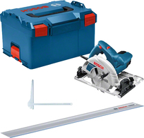 Bosch Professional GKS 55+ GCE + FSN 1400 - Handcirkelzaag - 1350W - 16,5 cm - 4700 RPM - Geleiderail
