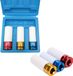 UISEBRT Set de 3 pièces : clé à chocs, jantes en aluminium, jeu de douilles et clés 1/2", jeu de douilles 17mm/19mm/21mm, douilles et rallonges